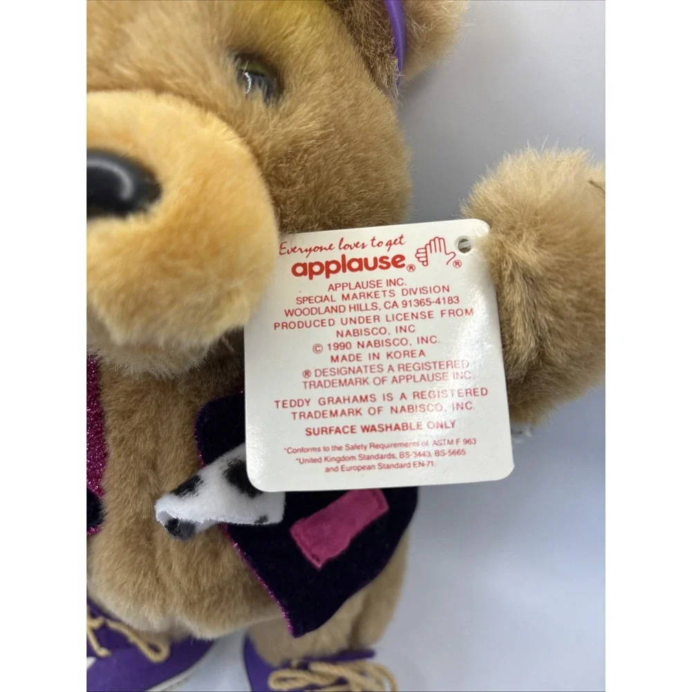 Vtg 1990 Applause Teddy Grahams 11